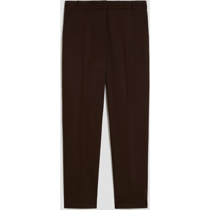Satijn vrouw chocolade broek