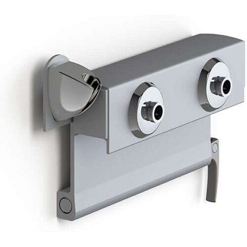 Pressalit Care PLUS faucet holder for mounting on horizontal wall rail RT760