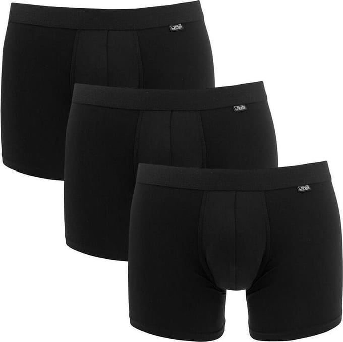 JBS heren 3P microfiber boxers zwart