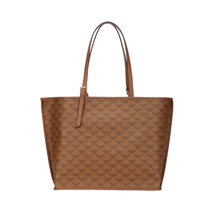MCM Himmel Sac cabas Classic Logo Feuille de Laurier Cuir synthétique Sacs cabas pour femme Cognac MWPESAC03CO001 Basic Set (Bag+Dust Bag) brown