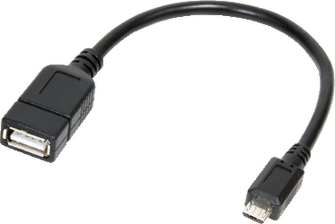 Logilink - USB 2.0 A Female naar USB 2.0 Micro Male - 0.2 m