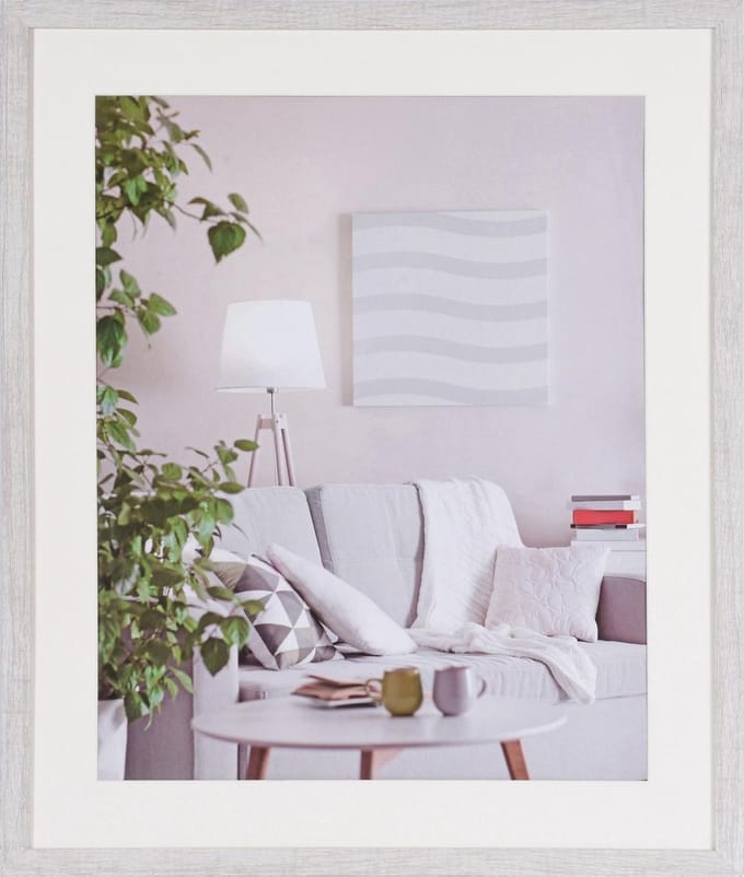 Fotolijst - Henzo - Modern - Fotomaat 50x60 cm - Wit