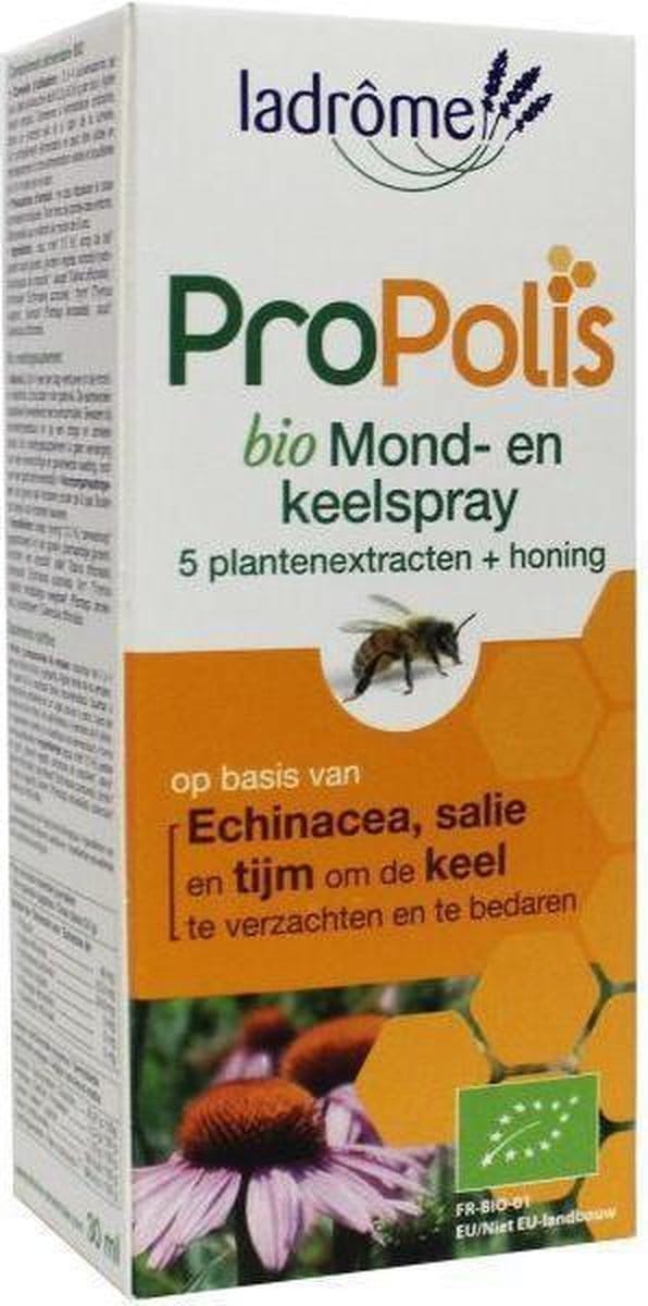 La Drome Propolis Keel- en Mondspray - 30 ml - Mondspray