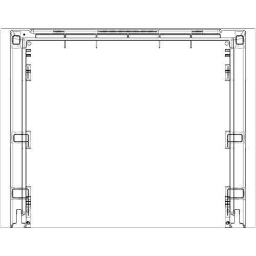AEG voorste glas, zwart, Electrolux, 594x465mm 140242367500