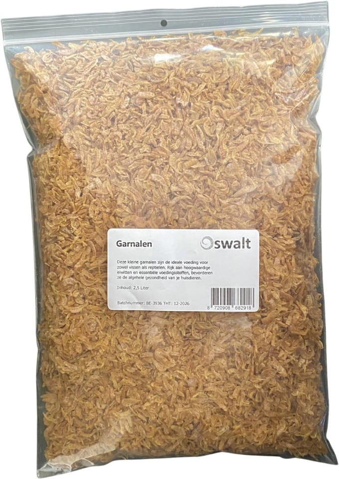 Oswalt Garnalen 1 cm - Schildpaddenvoer - 2,5 liter
