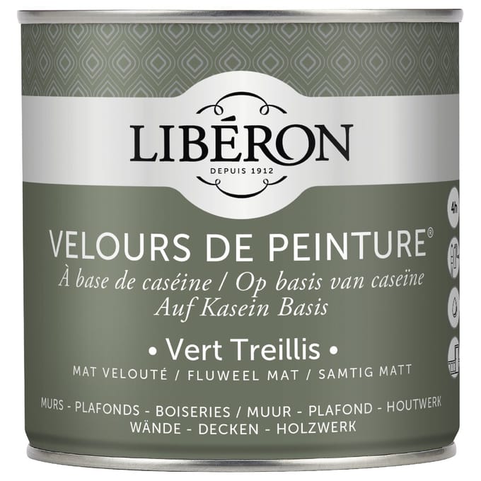 Liberon Velours De Peinture Muurverf - Mat - Vert Treillis - 500ml