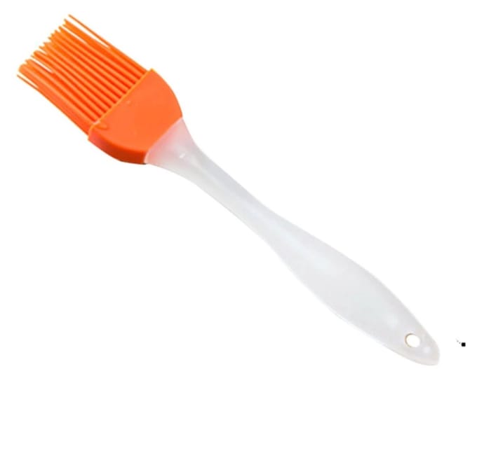 Siliconen bakkwast | keukenkwastje | 15 cm | oranje