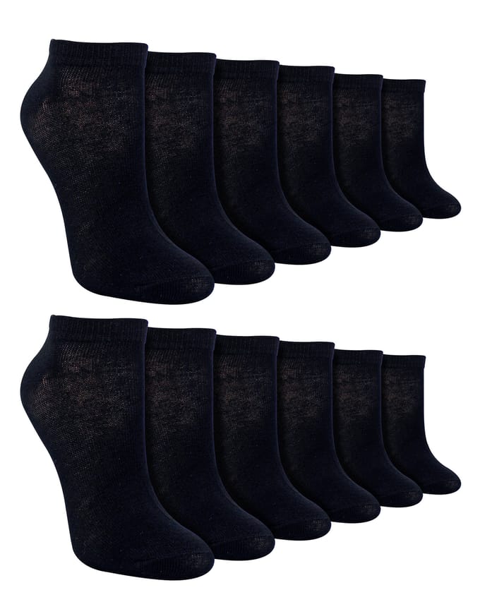 12 Paar Multipack Kinder Bamboe Trainer Sokken | Jongens Liner Sokken Ankle Wit - Zwart