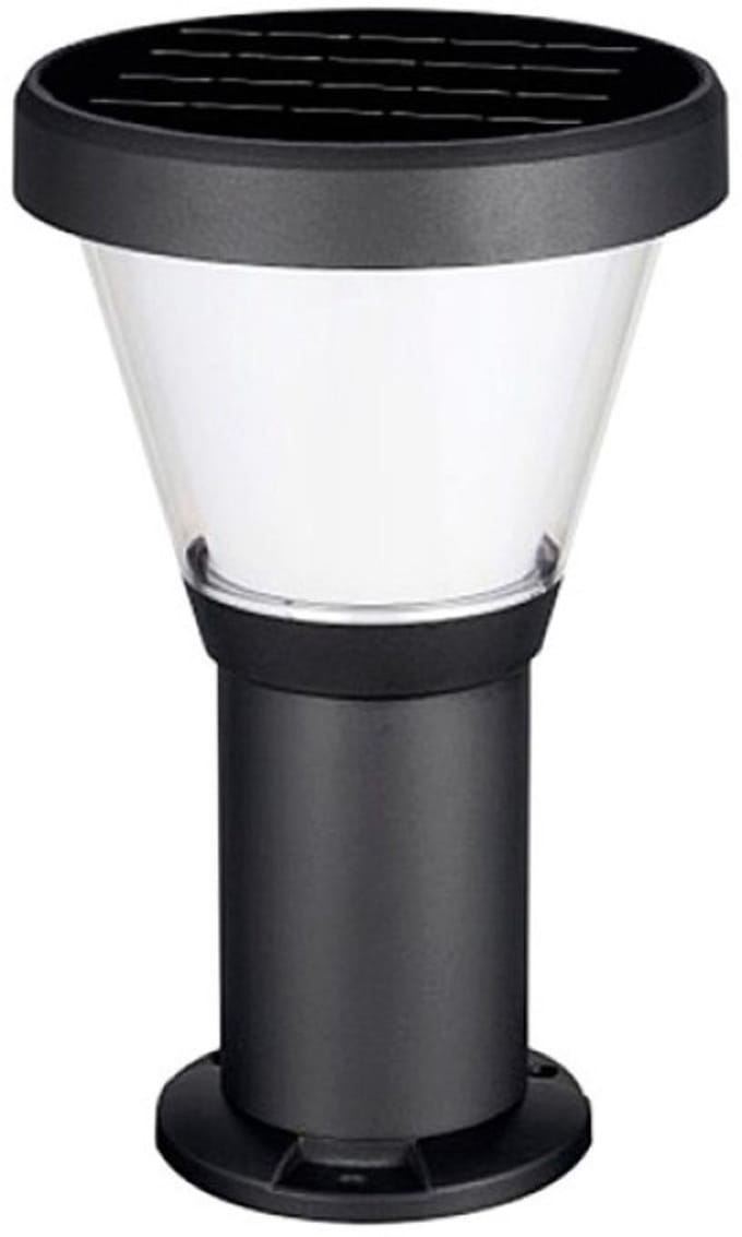 Iplux - Oslo - Solar Tuinverlichting - Warm wit - Staande lamp 38cm