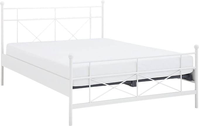 Maxi Bed Milano 2-persoons - 140 x 210 cm - wit