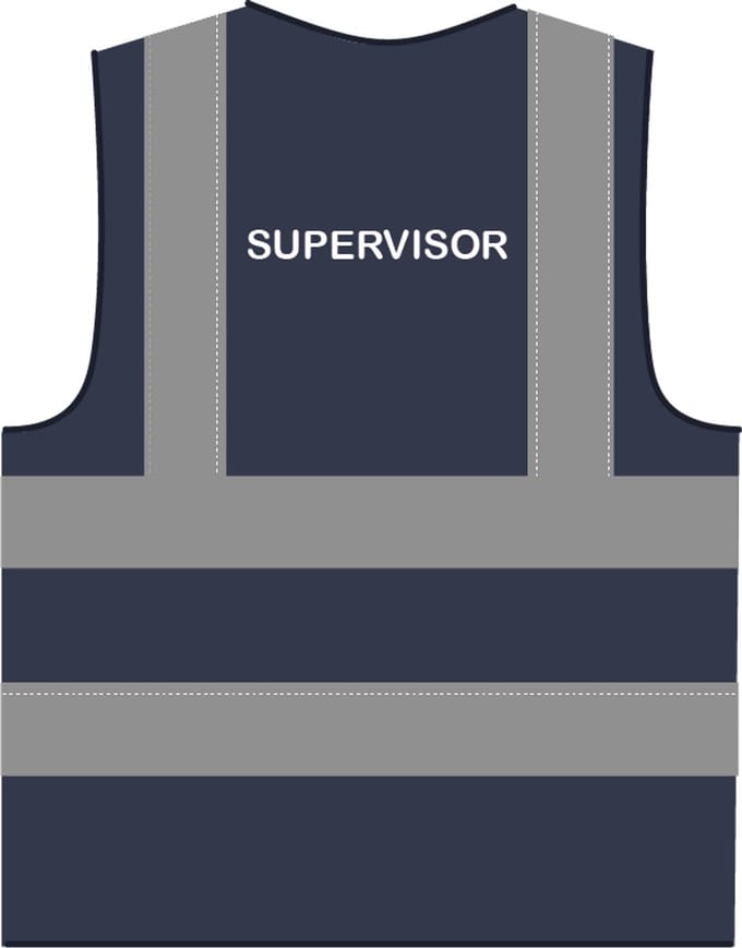 Supervisor hesje RWS marineblauw
