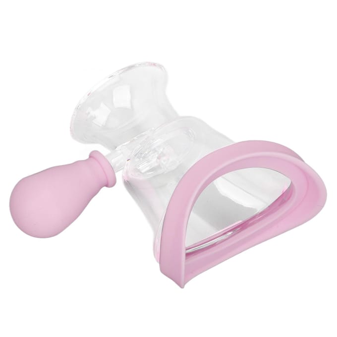 Oogspoelbeker Silicone Knijpbaar Controleerbaar Nauwkeurige Reiniging Oogspoelreiniger Kit voor Visueel roze