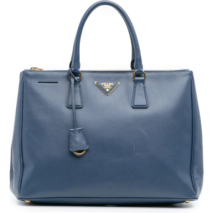 Tweedehands Grote Saffiano Lux Galleria Double Zip Tote