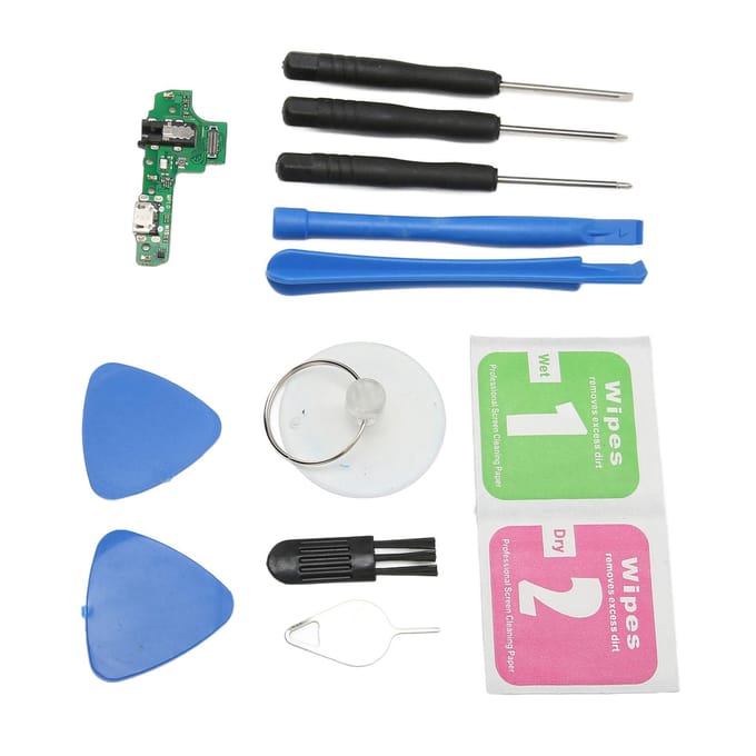 Dock Connector Flexkabel PCB USB Oplaadpoort Flexkabel Vervanging voor Samsung A10S 2019 A107F blue