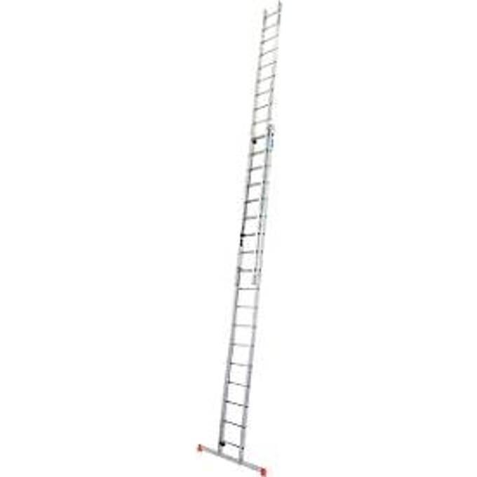 Krause aluminium touwladder ROBILO 129871, 2 x 18 sporten