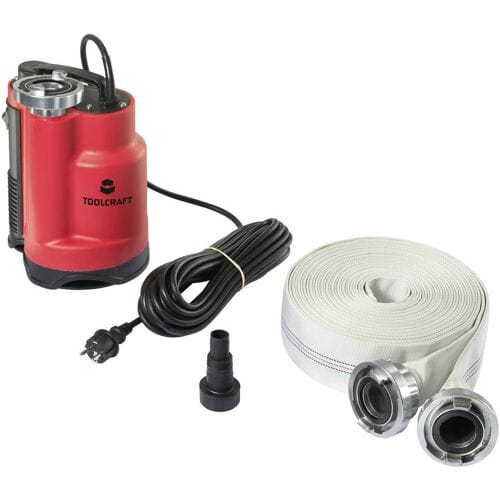 TOOLCRAFT TO-9920238 Dompelpomp voor vervuild water 13000 l/h 9 m