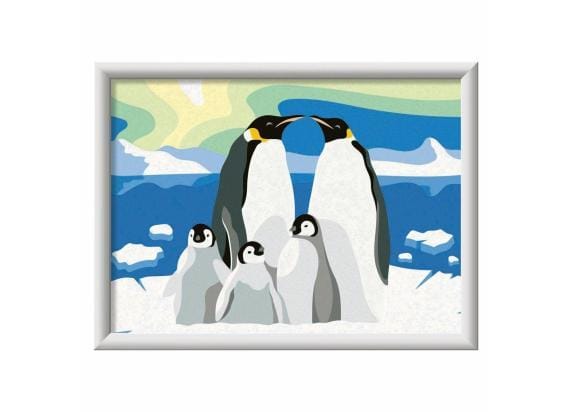 Ravensburger CreArt Paint by Numbers - Penguin Family