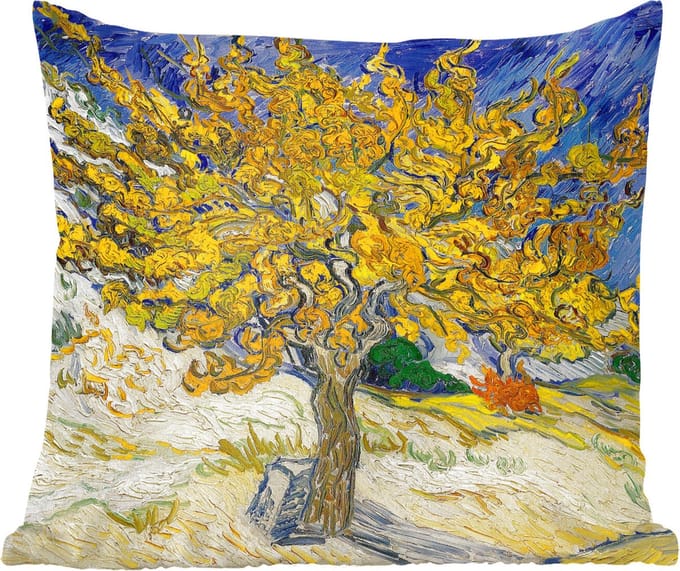 Sierkussens - Kussentjes Woonkamer - 60x60 cm - Moerbeiboom - Vincent van Gogh