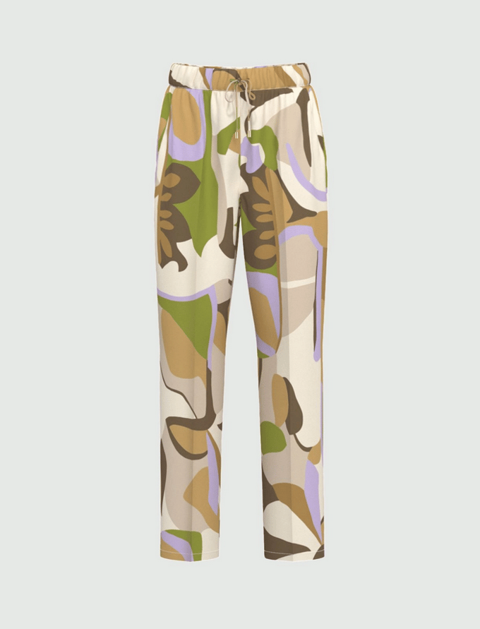 broek jogger vrouw zand
