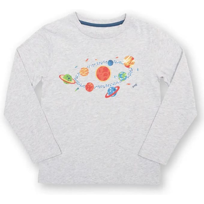 Meisjes-T-shirt met lange mouwen Kite Solar System