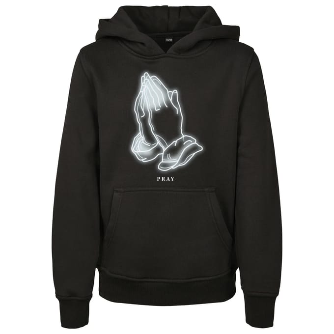 Kinder hoodie Mister Tee pray glow