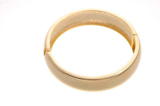 Behave - Bangle damesarmband - Goudkleur - Tijdloos elegant - 17,5cm
