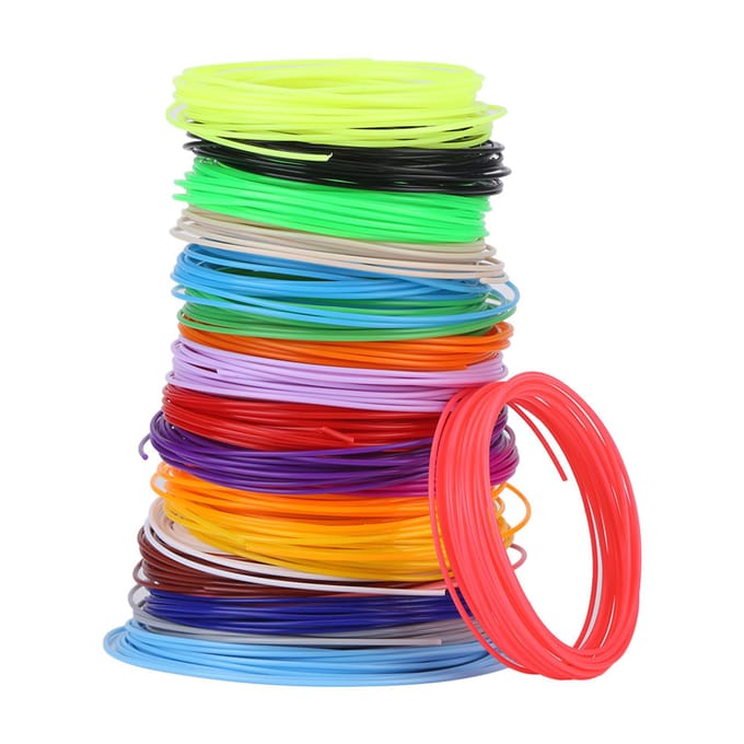 20 kleuren 1,75 mm PCL filament navullingen voor 3D printer printpen lage temperatuur green