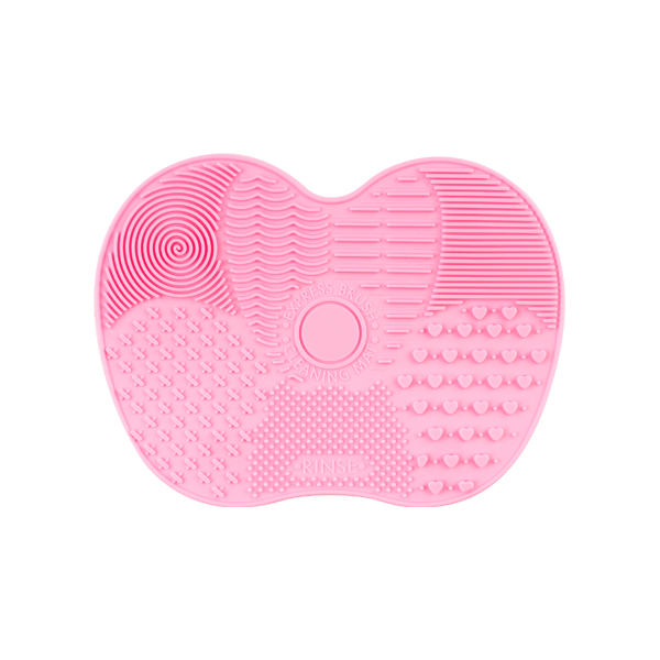 MissLady - Silicone Makeup Brush Cleaner - 1pc (15.5cm X 11.5cm) - Pink