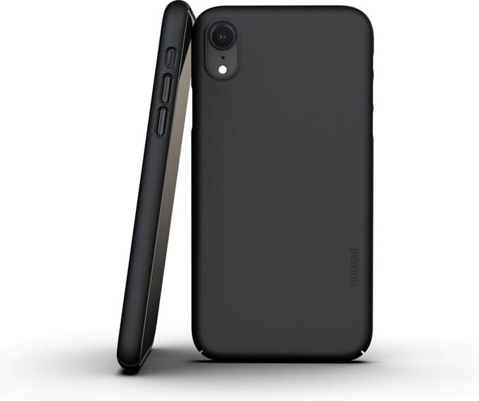Nudient Thin Case V3 Apple iPhone XR Hoesje Back Cover Zwart