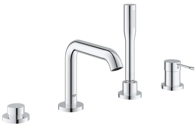 Grohe Essence 4-gats badrandcombinatie met omstel Chroom