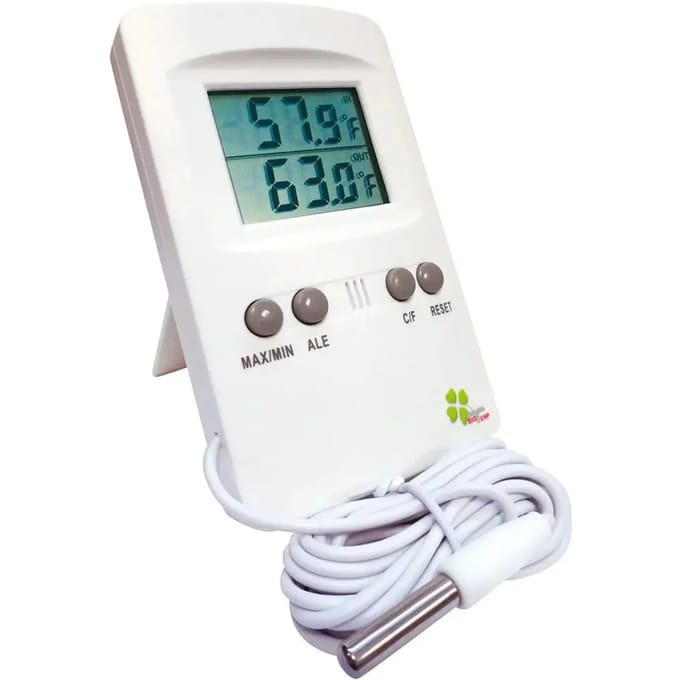 Thermometer voor binnen en buiten dubbele weergave Kamer