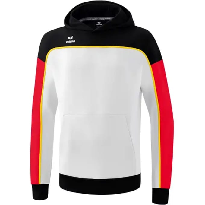 Erima Change Sweatshirt Met Capuchon Kinderen - Rood / Zwart / Wit | Maat: 152