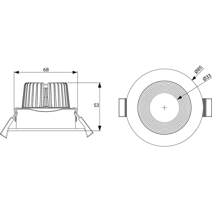 Opple LED Spot Downlight, Spot, Schijnwerper - 541003207500