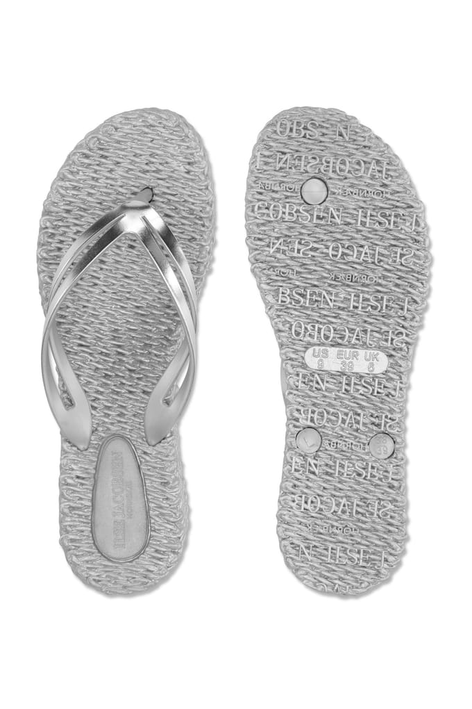 ILSE JACOBSEN HORNBÆK Plateau Flipflops Cheerful08m Silver Taglia: 38 | Infradito Outlet | Donna | Grigio