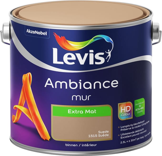 Levis - Ambiance Mur Extra Mat - Suede - 2,5 L