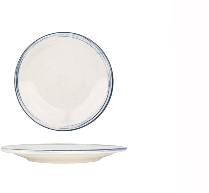 Kütahya Porselen Dessertbord - Frame - Porselein - 21 cm - set van 6