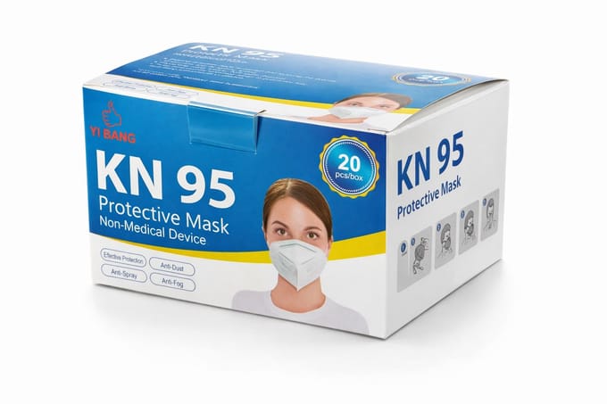 20 Stuks KN95 Mondkapjes
