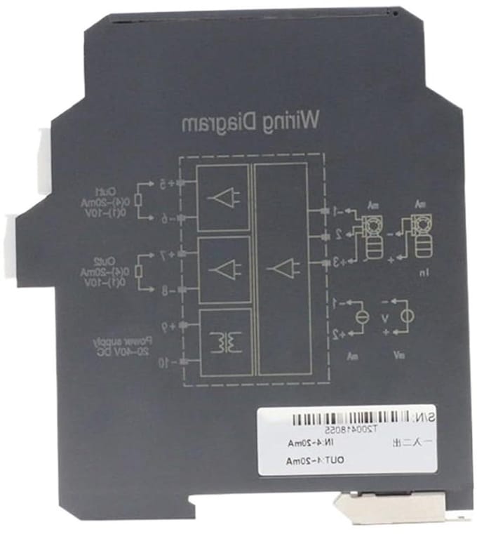 Signaal Omvormer - Signaal Isolator - Signaal Conversie - AC 85-265V Input - 1x1x1 cm - Grijs