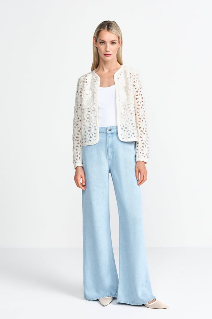 Rich & Royal Marlene Light Blue Lyocell Denim Größe: W30L32 | Ausgestellte Hosen Outlet | Damen | Blau