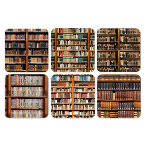 Onderzetters Boeken Kloosterbibliotheek