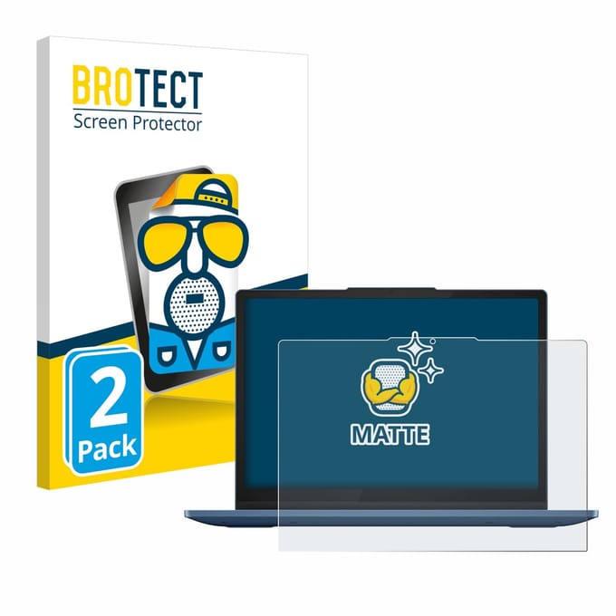 BROTECT - Screenprotector voor Lenovo IdeaPad Flex 3 Chrome 12IAN8 - Folie Beschermfolie matte 2 Stuks