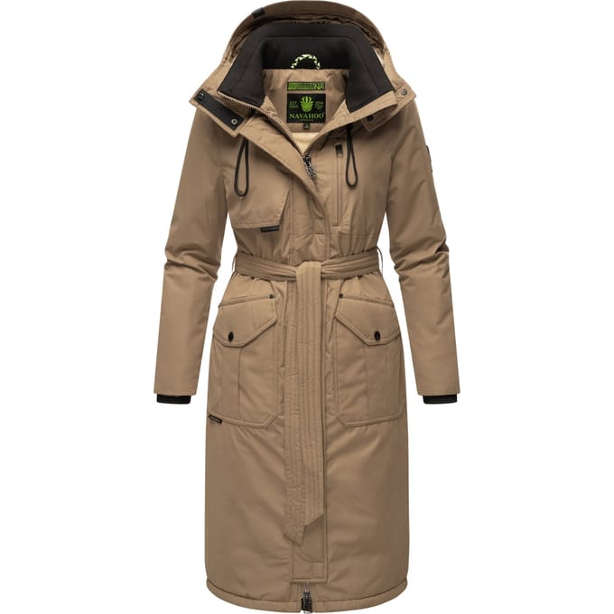 Navahoo dames winterjas Hokulanii – Lang & Licht Gewatteerd