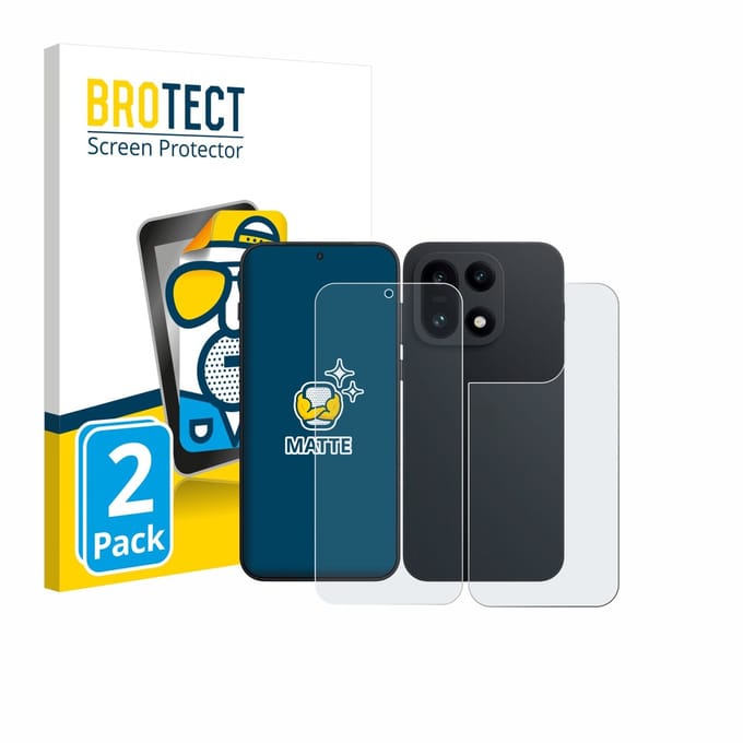 BROTECT - Screenprotector voor OnePlus 15 (Voor+Achter) - Folie Beschermfolie matte 2 Stuks