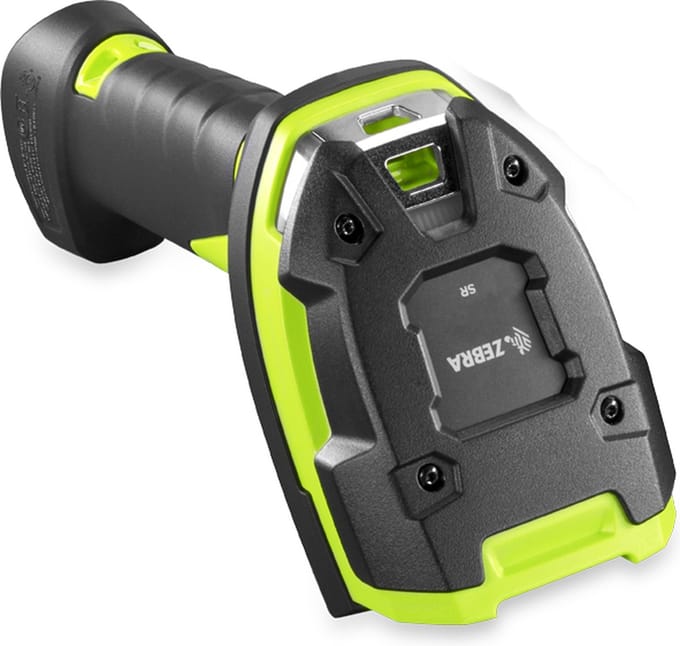 Zebra LI3608-SR Draagbare streepjescodelezer 1D Zwart, Groen