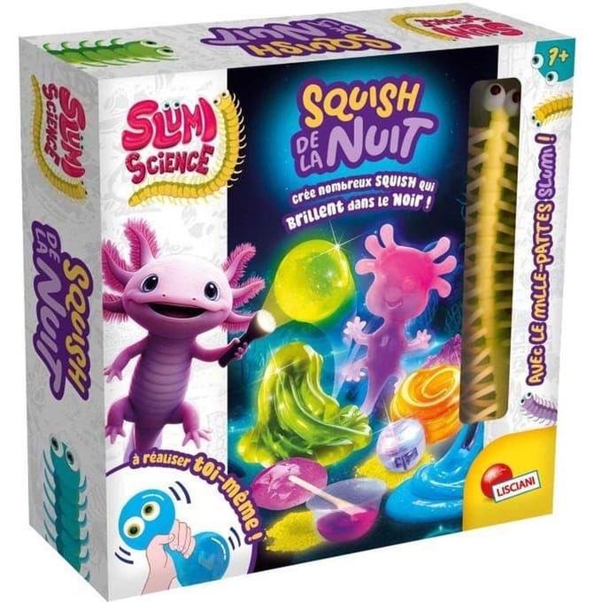 SLUMI Science Squishy de la Nuit, Kit Expériences Scientifiques pour Enfants des 6 Ans, Kit Phosphorescent DIY