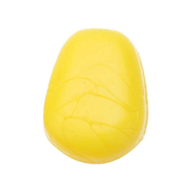 60pcs Maïs Doux de Pêche Flottant en Plastique Jaune Appât Souple de Simulation (#1) yellow