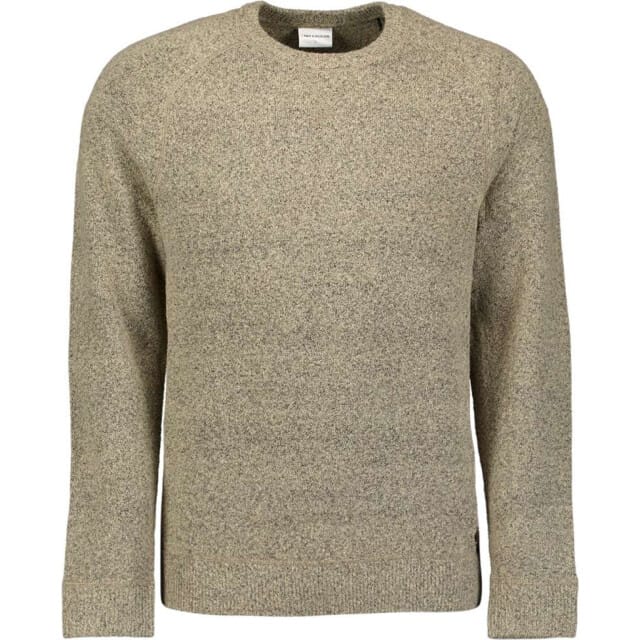 No Excess Pullover Crewneck Soft Wool Blend Sand Size: S | Sweaters Outlet | Heren | Beige