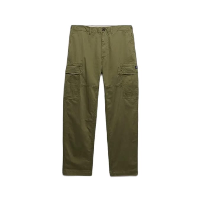 Superdry Regular Taper Cargobroek Groen 34 / 32 Man