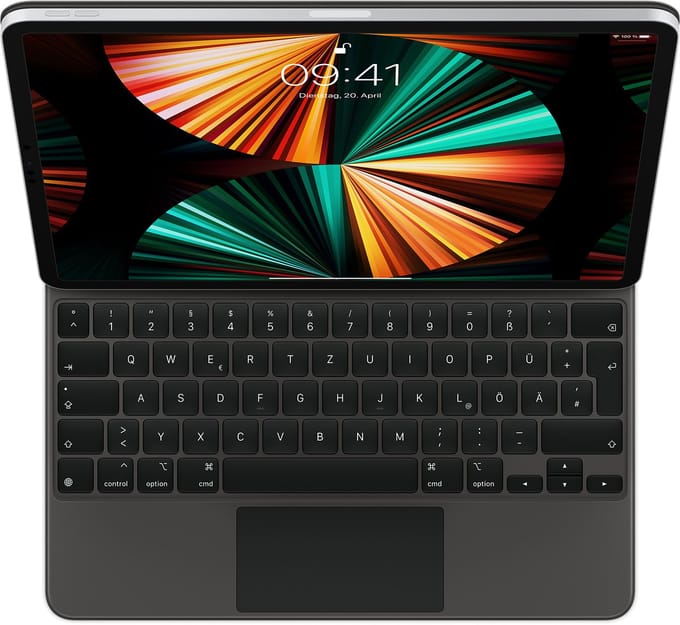 Apple - magic keyboard - iPad Pro 12.9-inch (3,4,5th generation) -QWERTZ Duits - zwart