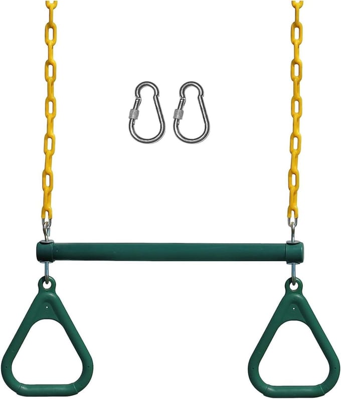 Schommelset - Schommelstang Ketting - Buiten Spelen - Zware Ketting - 126 cm - Groen